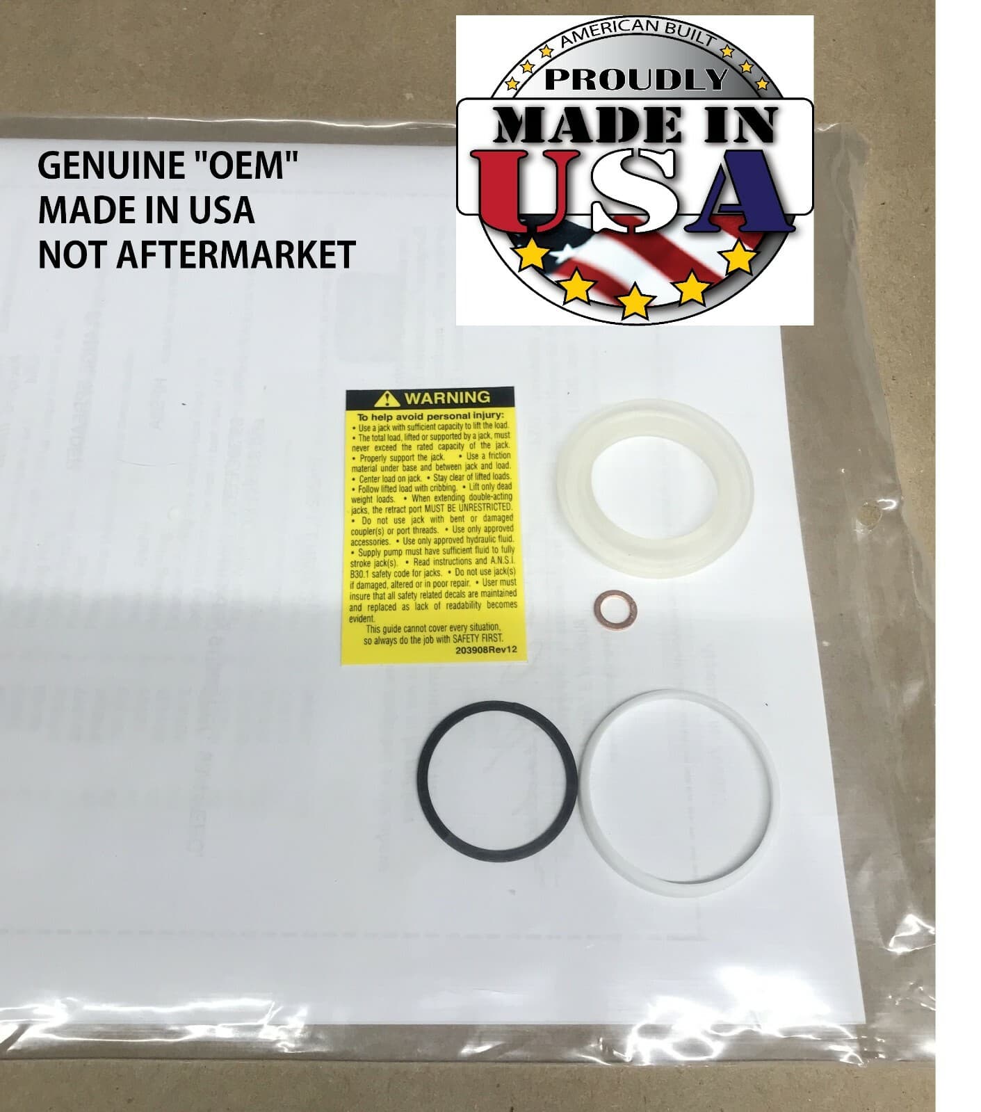 GENUINE OEM Ram Cylinder Seal Kit for OTC 10 Ton Cylinder Power Team SPX