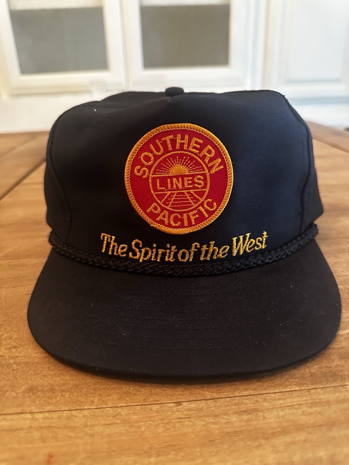 Vtg Southern Pacific Lines Railroad Spirit Of The West SnapBack Hat 1