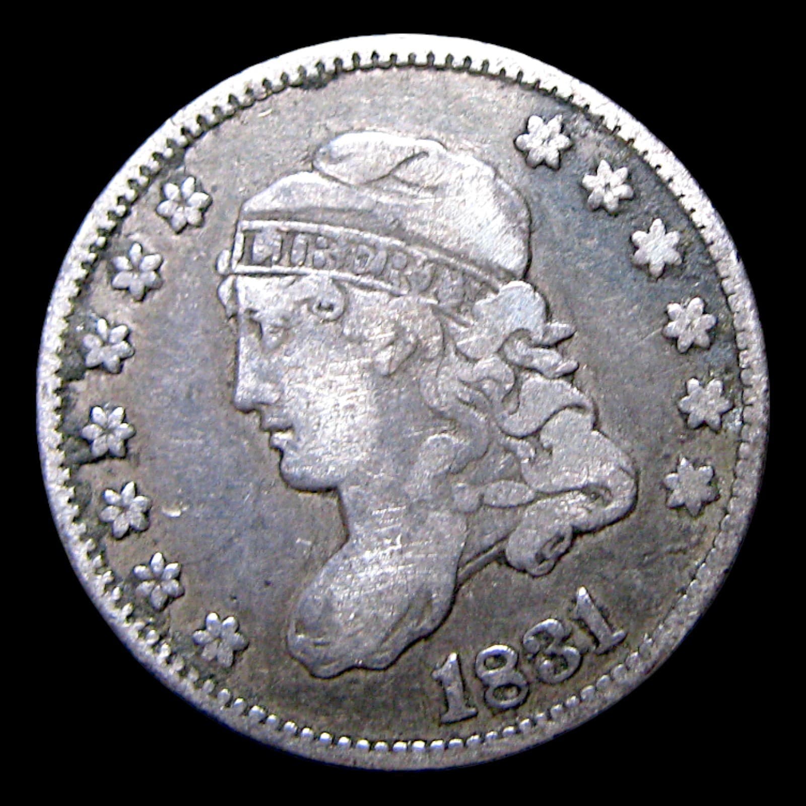 1831 Capped Bust Half Dime Silver ---- Nice Condition Coin ---- #143K
