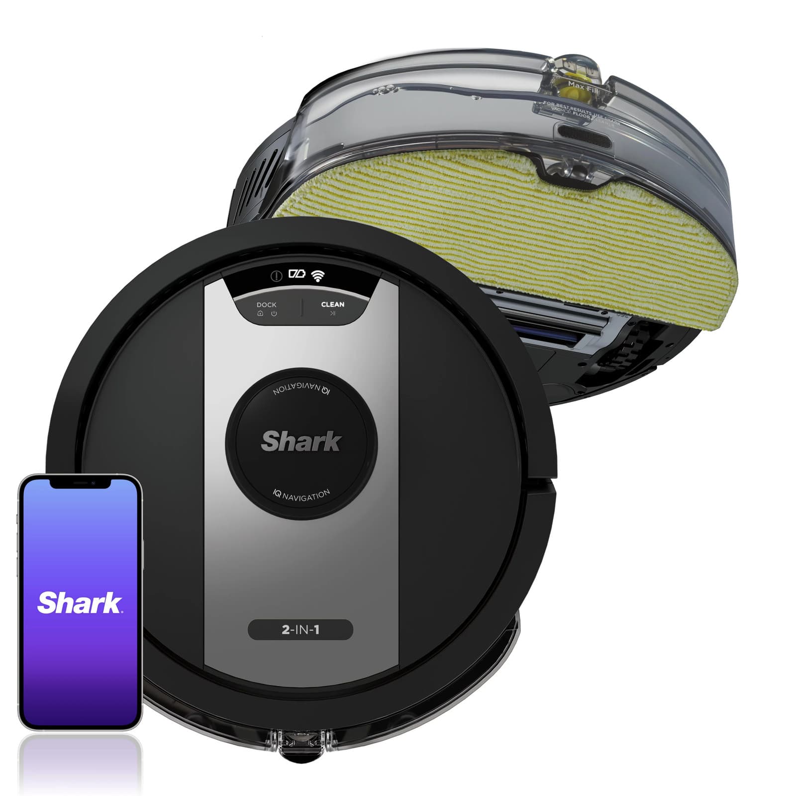 Shark RV2400WD IQ 2-in-1 Robot Vacuum and Mop with Matrix Clean Navigation