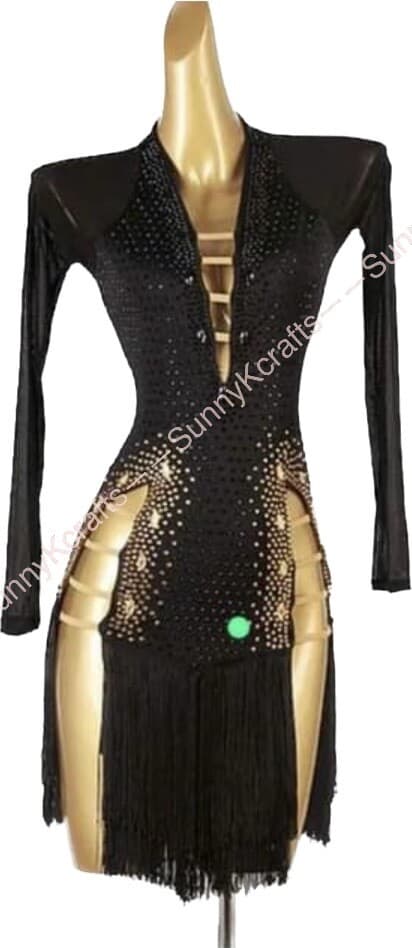 SunnyK Handmade Samba Ballroom Swing Salsa Rumba Latin Dance Dress RHYTHM