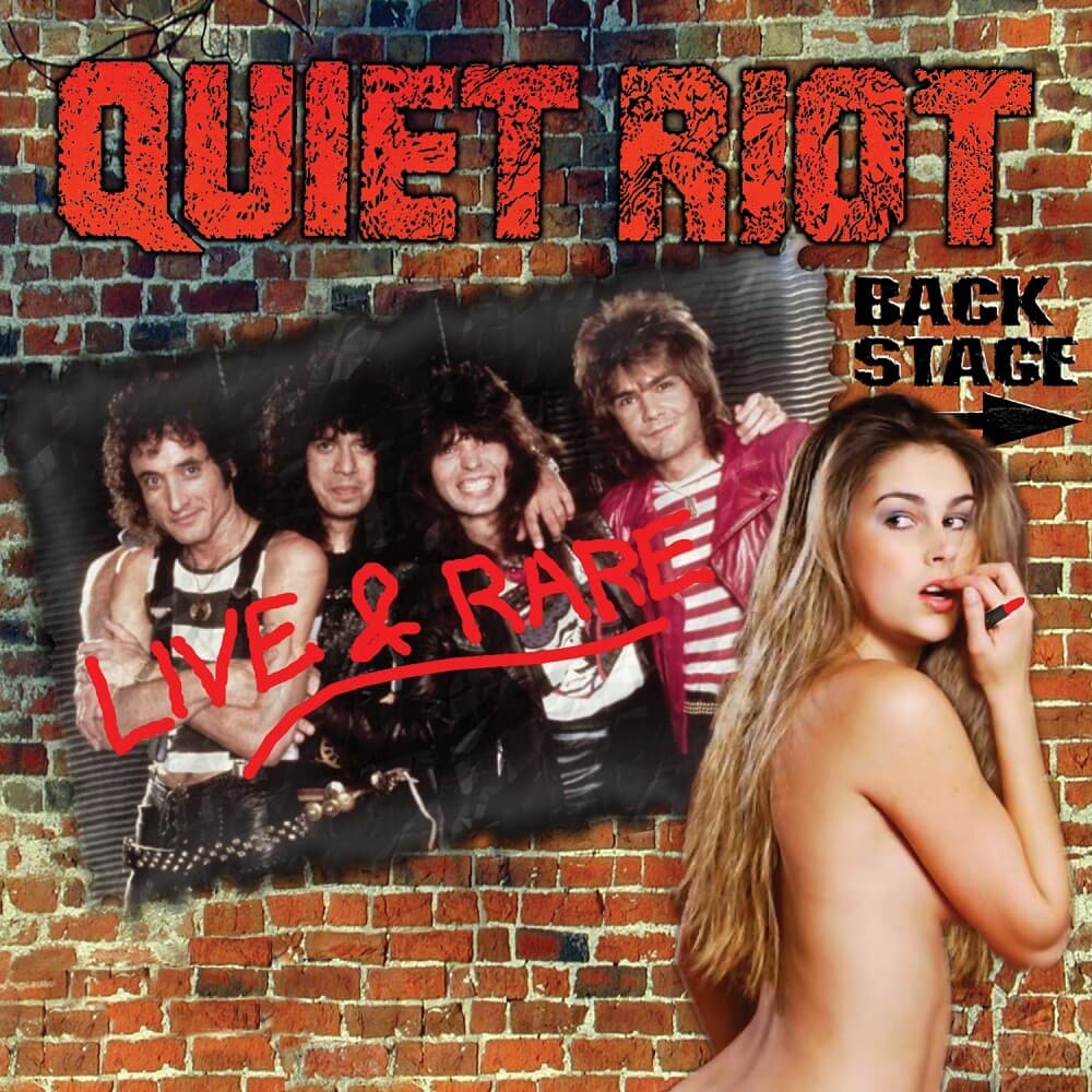 Quiet Riot Live & Rare 12x12 Album Cover Replica Poster Gloss Print