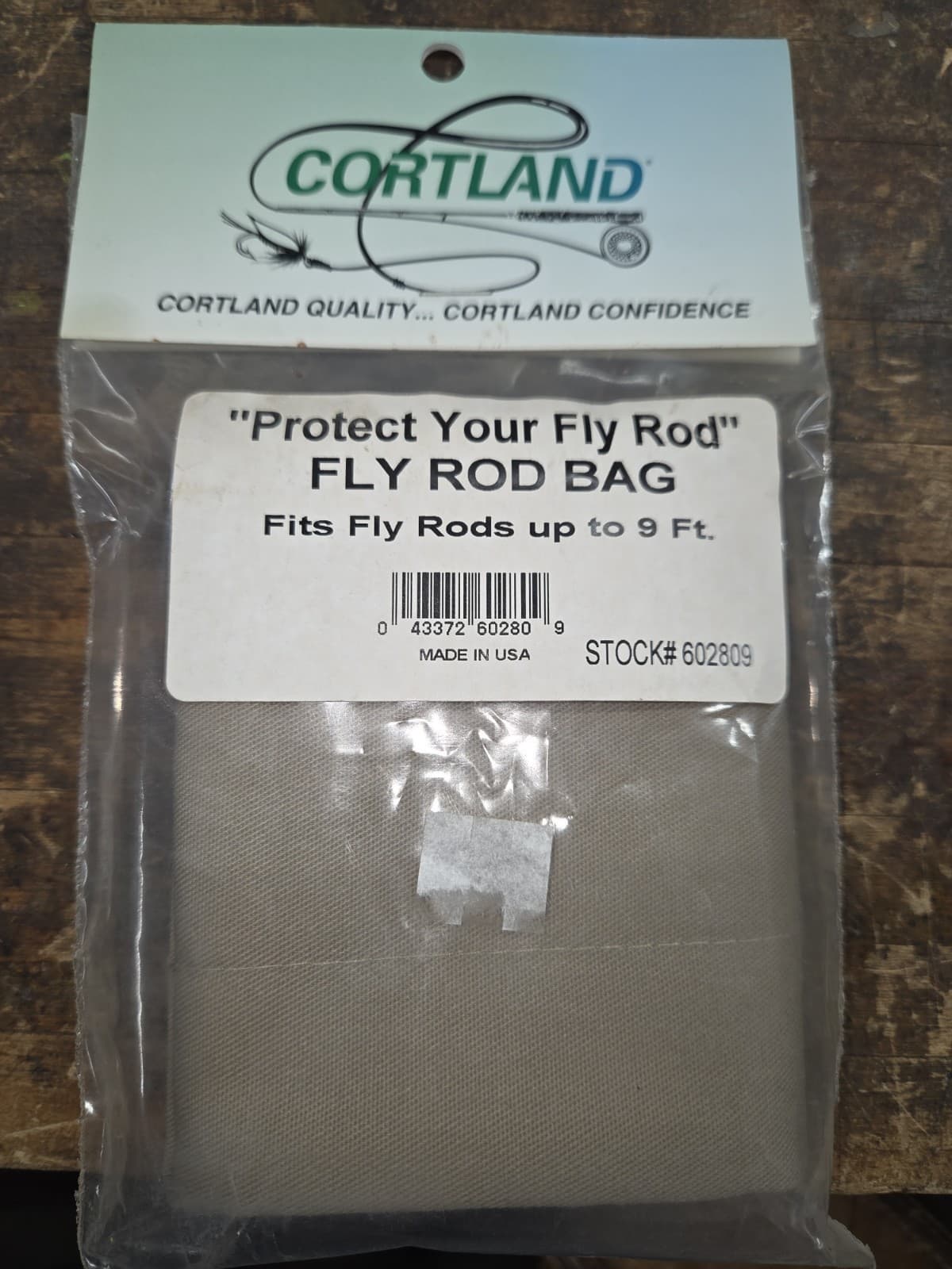 Cortland Cloth Fly Rod Bag Compatible with 9' Fly Fishing Pole