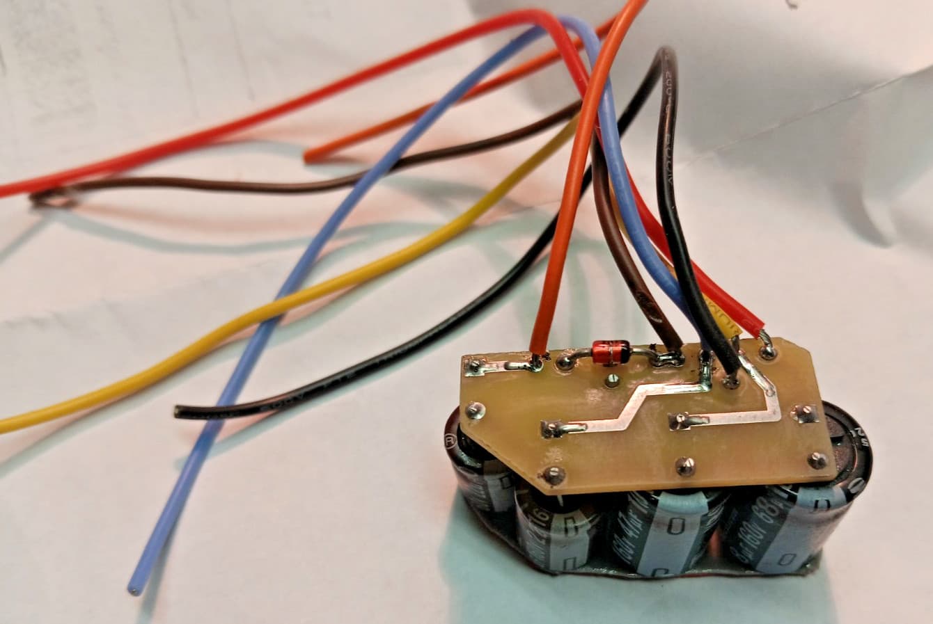 Zenith Transoceanic Electrolytic Capacitor Replacement Module