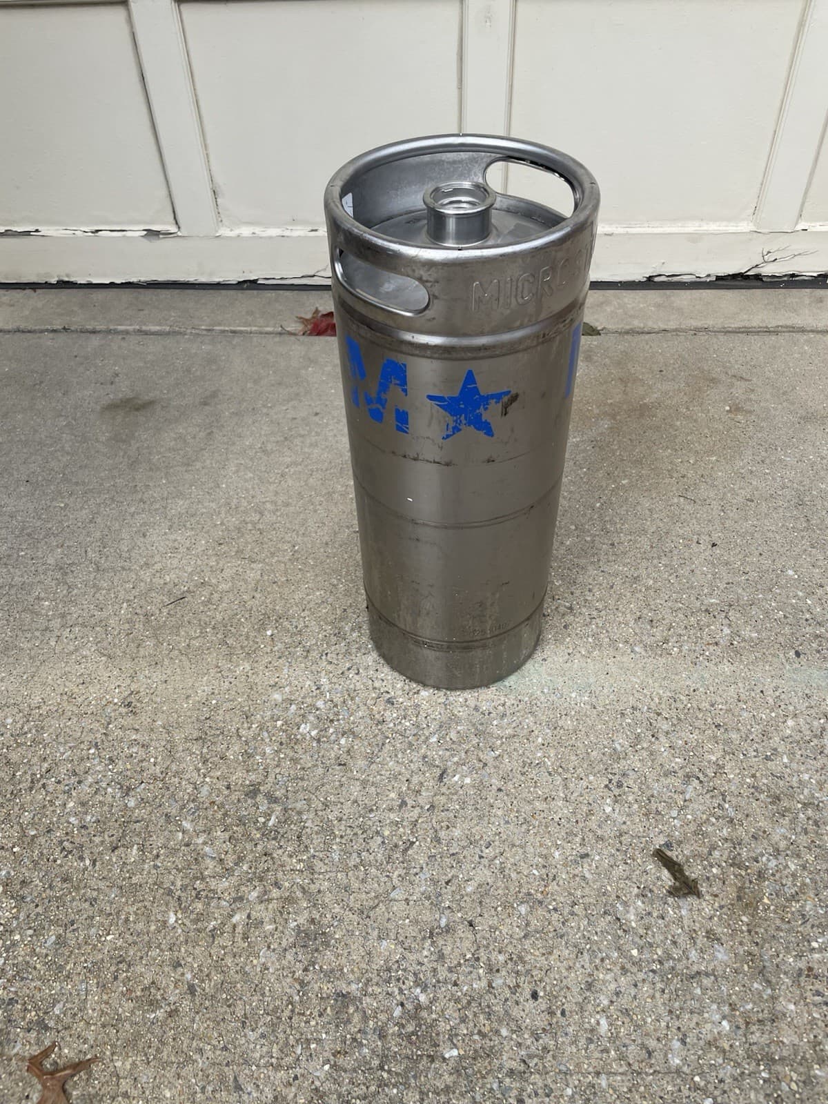 Stainless Steel Sixth Barrel Keg Empty Beer Microstar Brewing Co