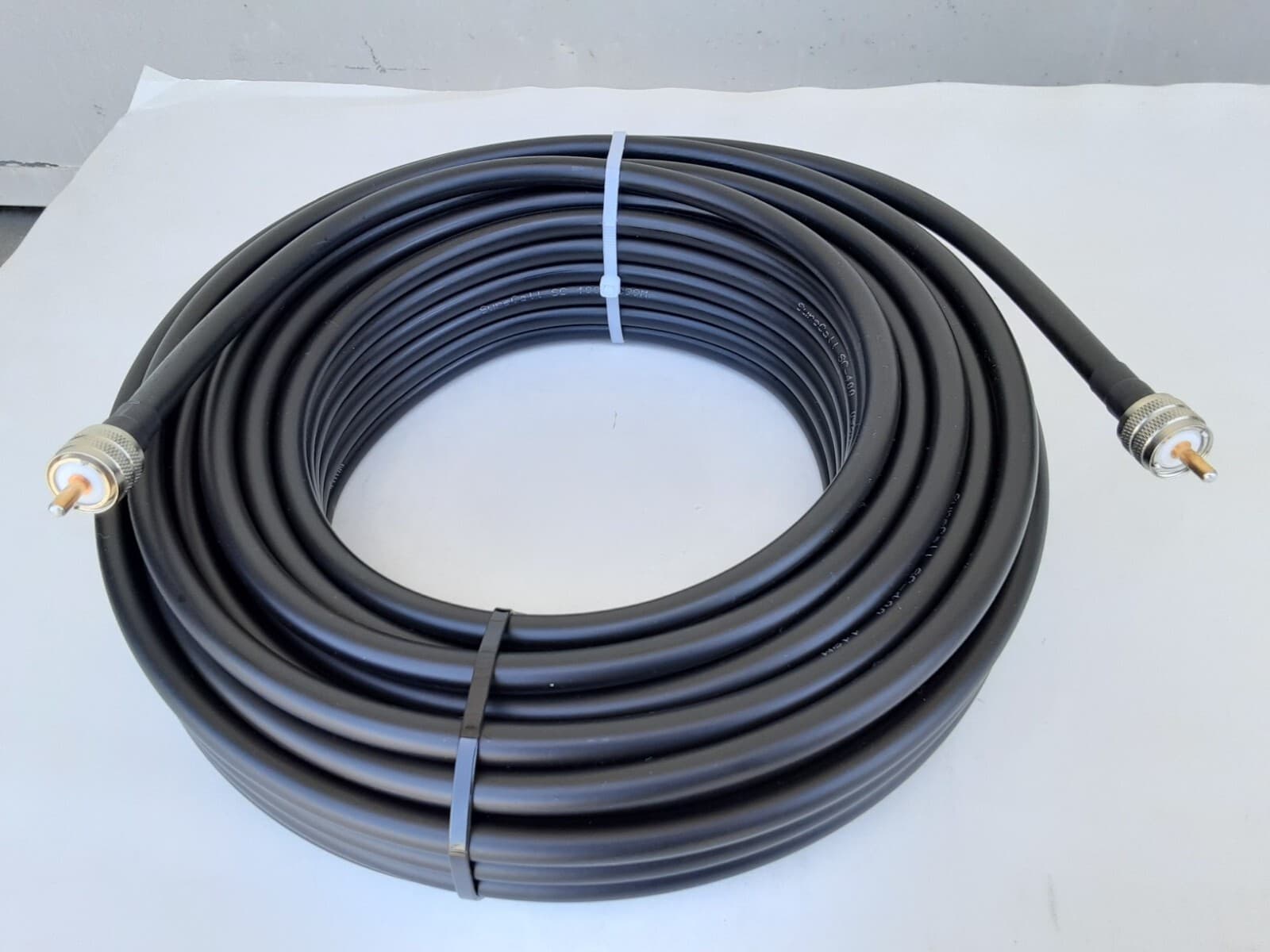 US MADE LMR-400 Ham Radio LMR-Antenna PL259 to PL259 UHF 50 ohm COAX Cable100FT