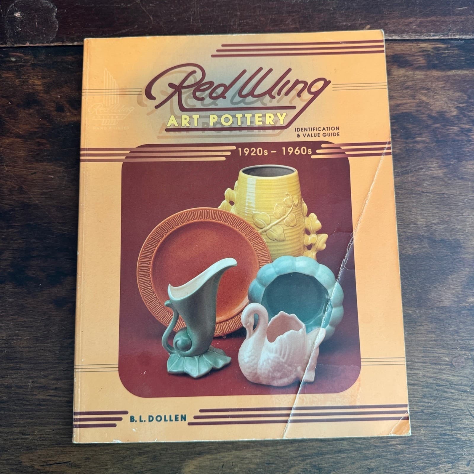 Red Wing Art Pottery Identification & Value Guide Book 1920s 1960s