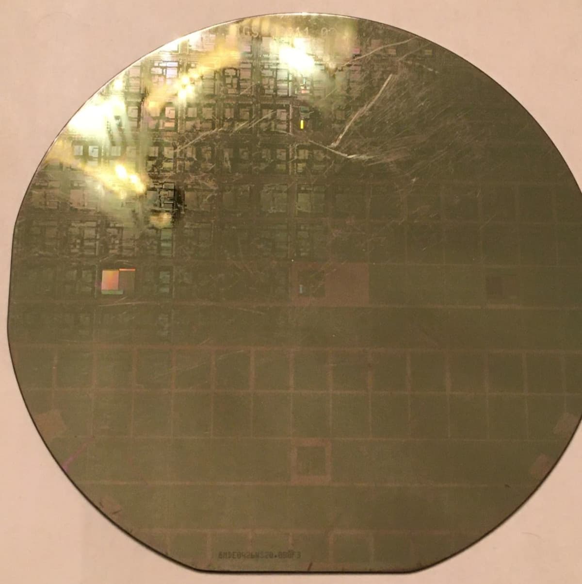 4" N3D AChip Silicon Wafer 1980s Extremely Rare Vintage CPU Chip