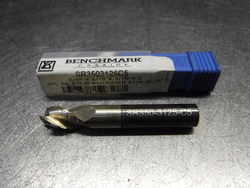 Benchmark 5/16" 3 Flute Stub Roughing Carbide Endmill SR3503125C5 (LOC2148B)