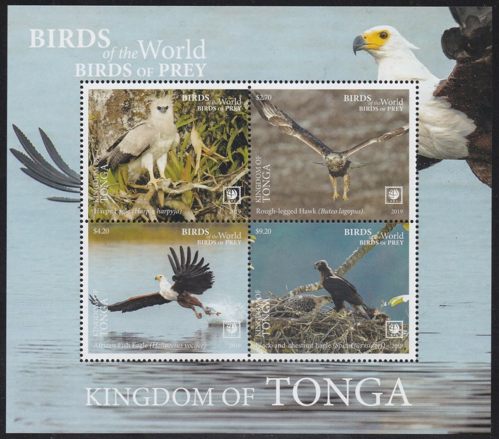 Tonga (2019) Birds of Prey - S/S