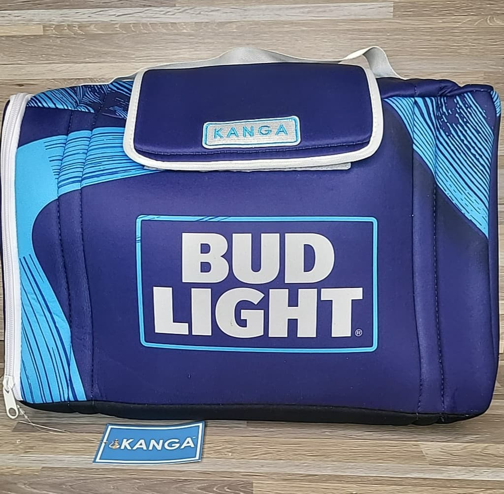 KANGA Coolers Bud Light 12-Pack Cover Cooler The No Ice Keep the Case NWT