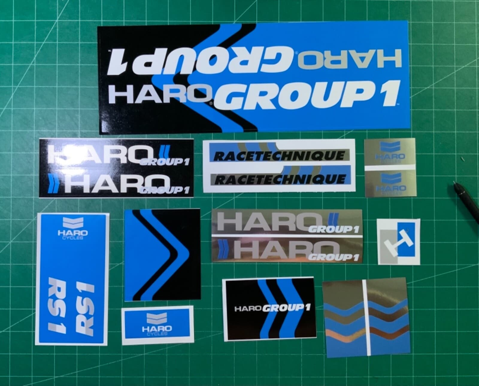 Haro group1 rs1 BMX sticker Decal