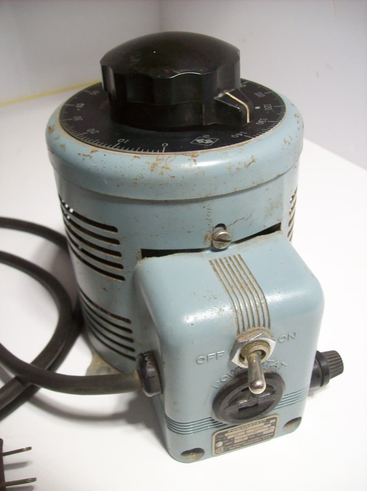 SUPERIOR ELECTRIC POWERSTAT 116 VARIABLE AUTOTRANSFORMER, USA, WORKS PERFECTLY