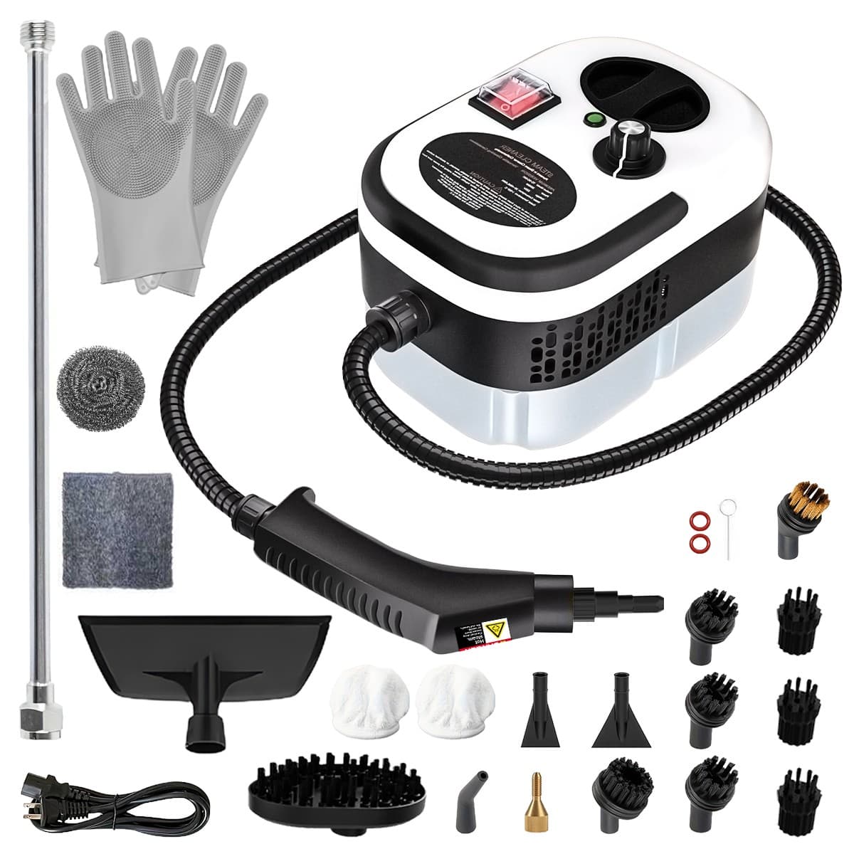 AC Steam Cleaner – 2500W Power Deep Clean & Disinfect, High-Temp High Pressure