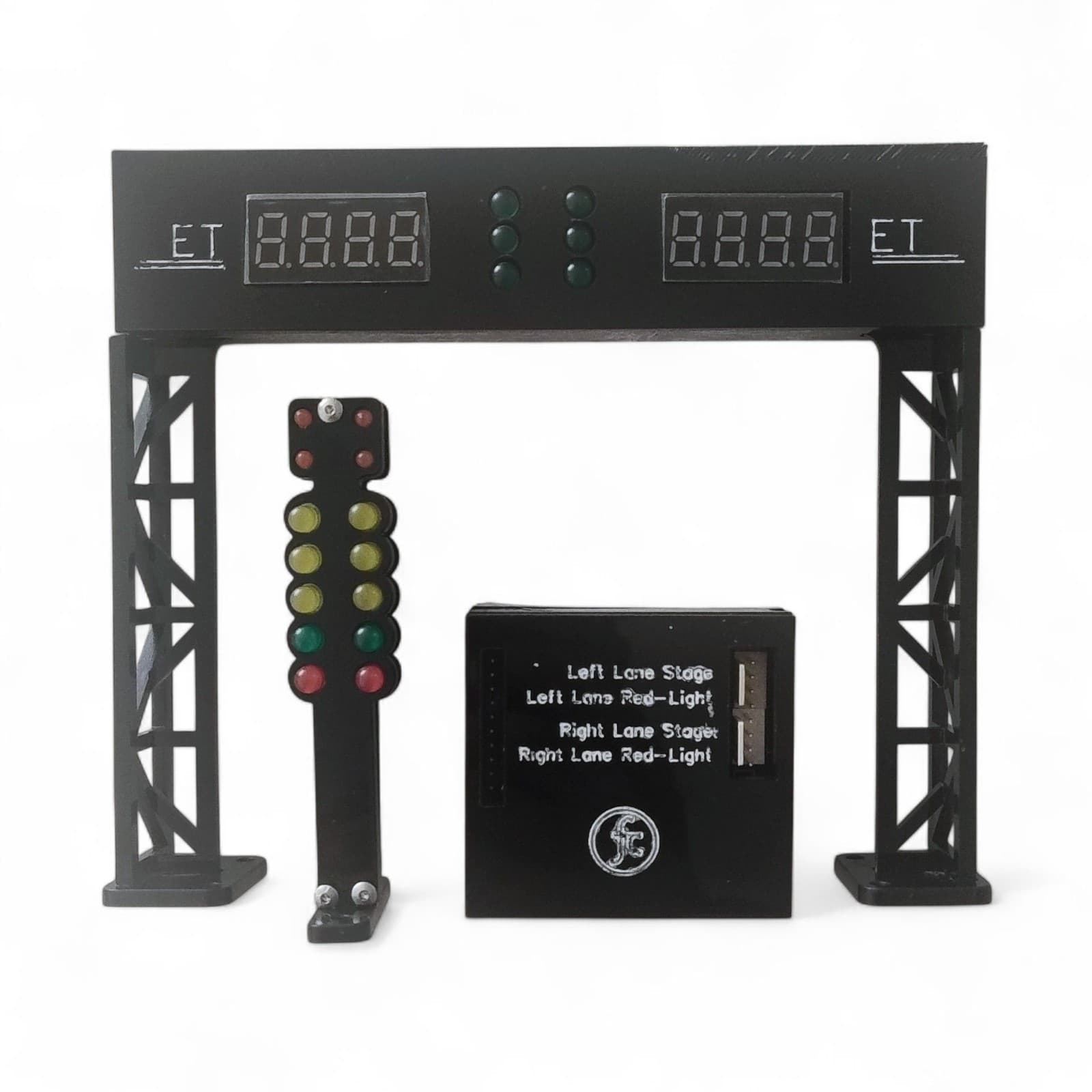 Slot Car Drag Racing System. (Sportsman's Tree) All Scale Compatible.