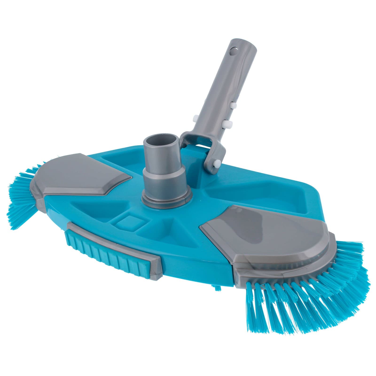 U.S. Pool Supply Deluxe Weighted Pool Vacuum Head, Side Brush, Swivel Connection
