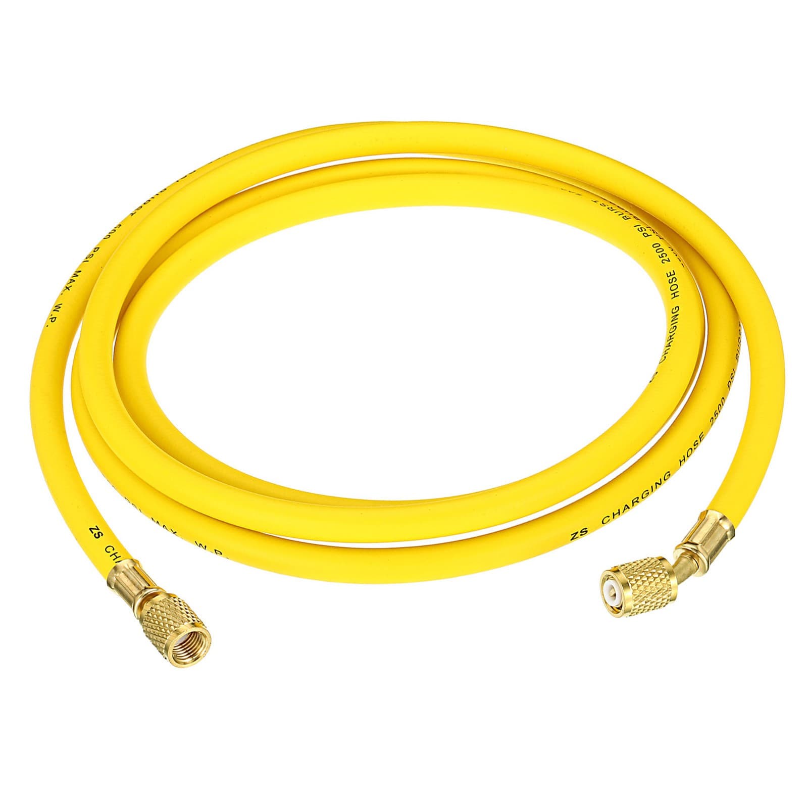 1/4SAE Refrigerant Charging Hose 8ft 500PSI 2500PSI Manifold Gauge Hose for HVAC