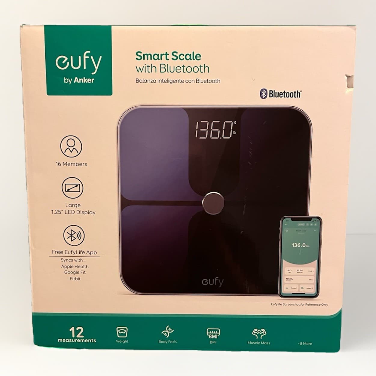 Eufy Smart Scale – Advanced Digital Body Scale with Wi-Fi & BT Connectivity