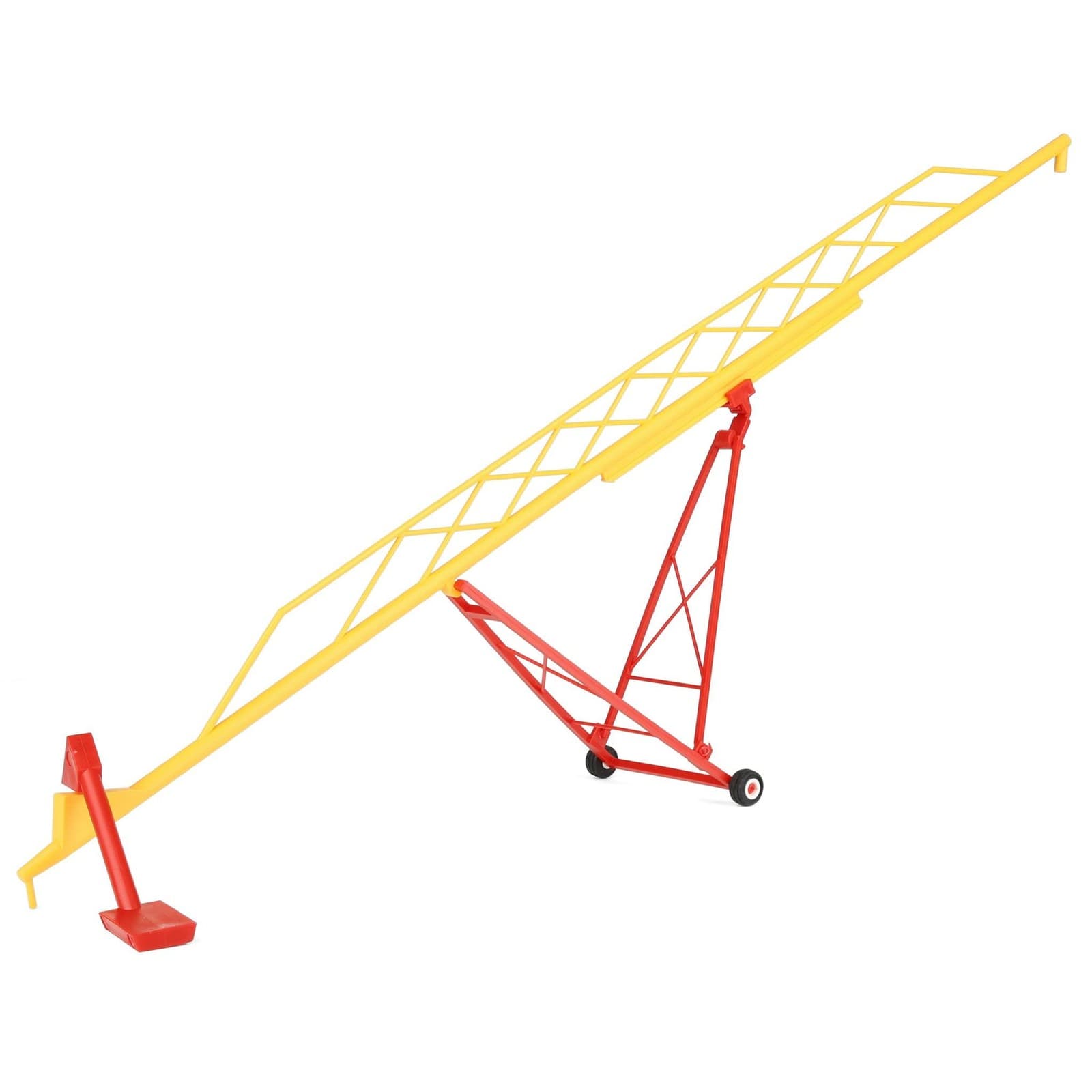 Replica 1/64 Plastic Red & Yellow Grain Auger, (115ft to scale) MW1001-RY