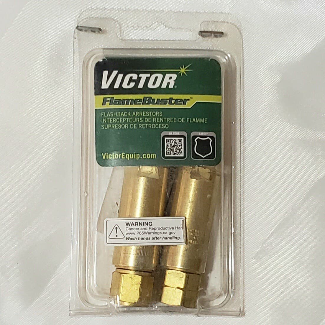 Victor Flame Buster FB-1 Flashback Arrestor Set Torch Oxygen Fuel Check Valve