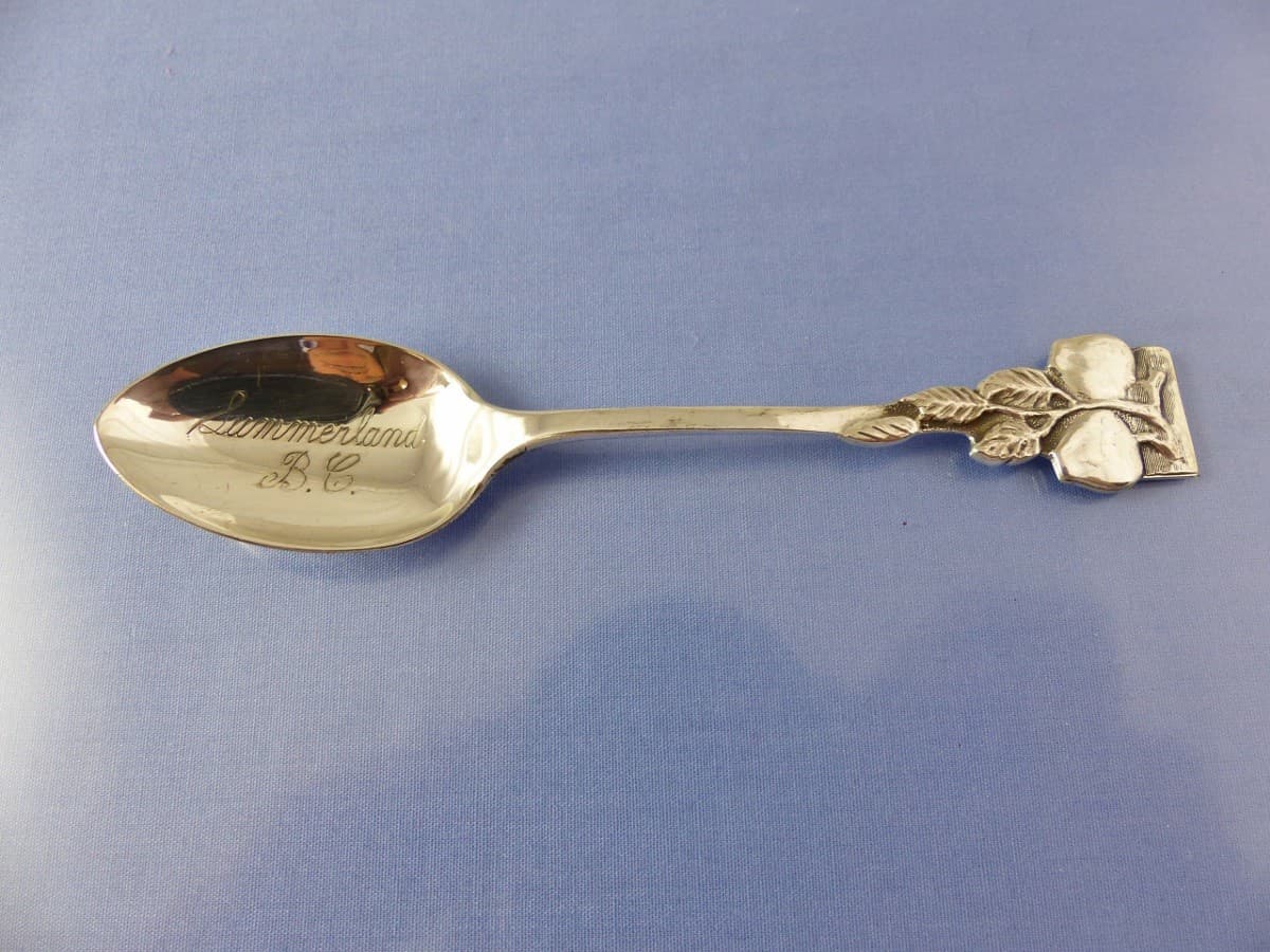 STERLING SOUVENIR SPOON SUMMERLAND B C BY B.M. CO.