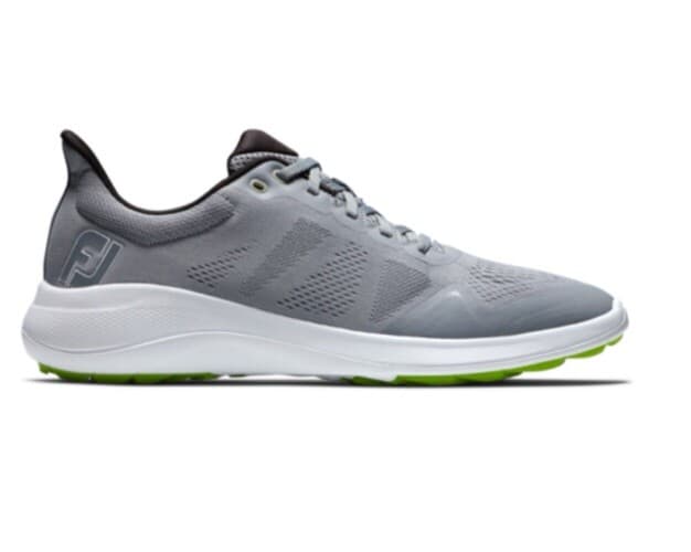 FootJoy FJ Mens Spikeless Golf Shoes Grey/White #56142 Medium Width