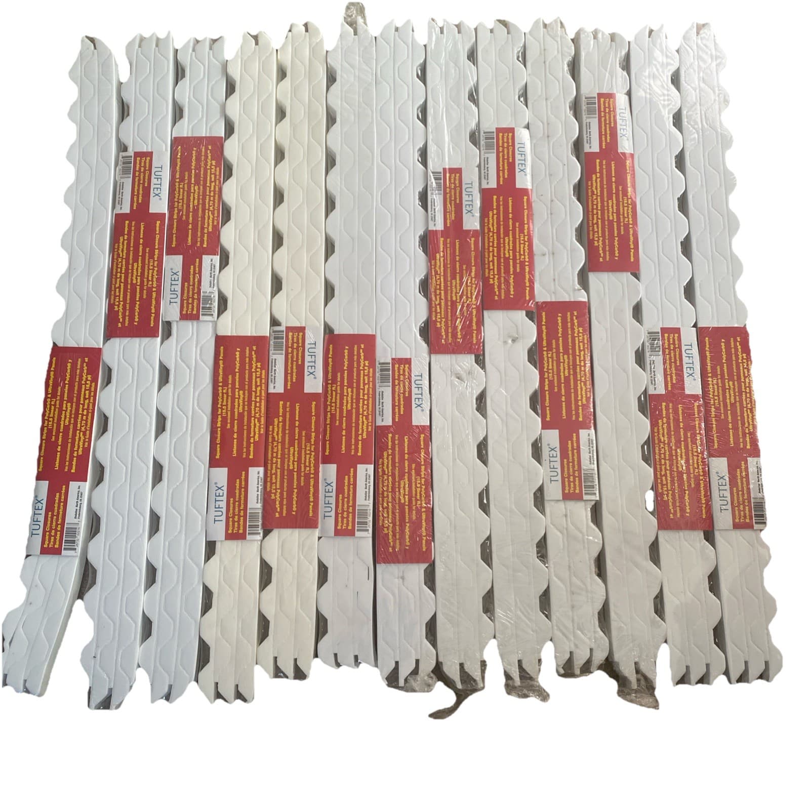 Onduline Tuftex Ultravinyl Polycarb Foam Square Closure Strip 13 Packs Of 5