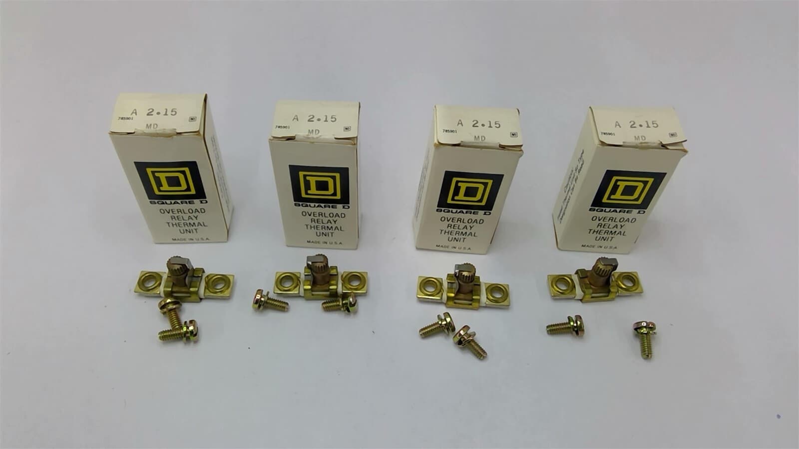 Square D A2.15 Overload Relay Thermal Unit Lot Of 4