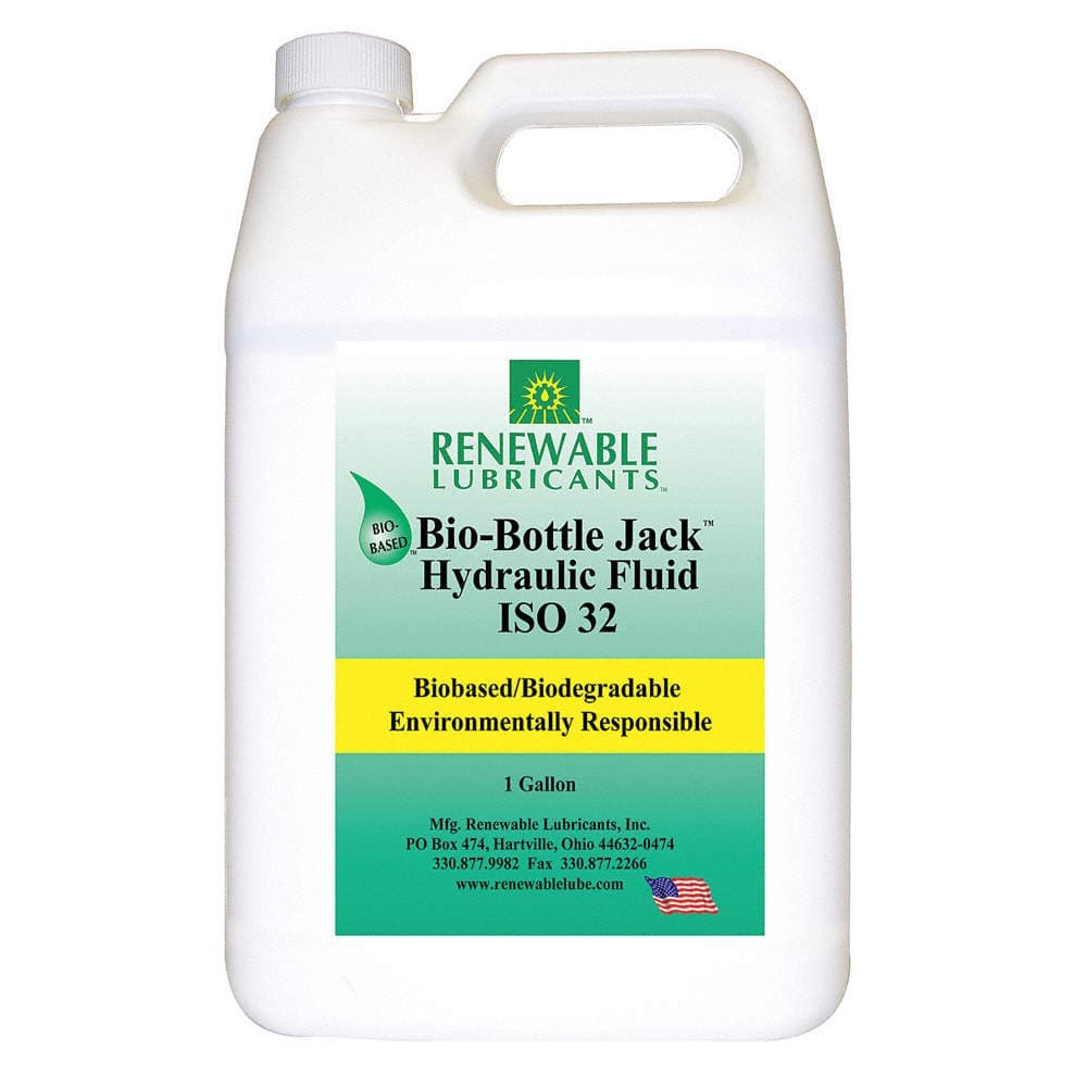 RENEWABLE LUBRICANTS 81633 Biodegradable Hydraulic Fluid,1 gal 21A479