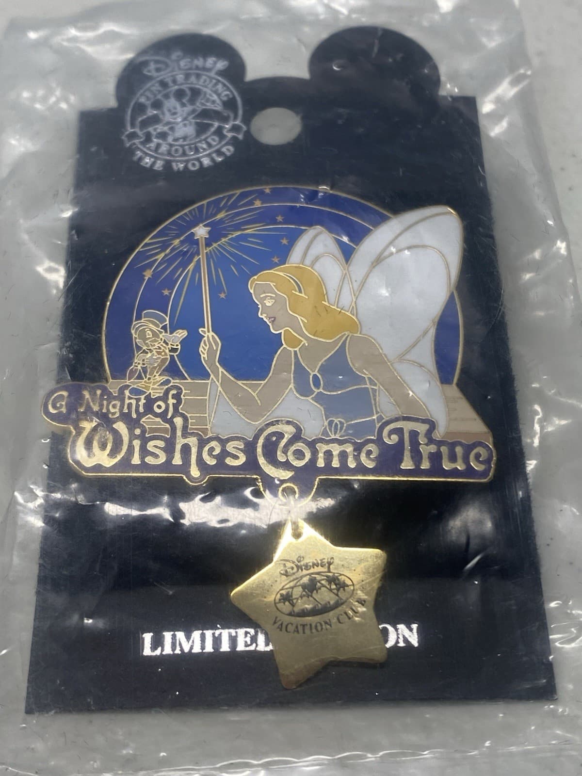 Disney the night of wishes come true Tinker Bell Jiminy cricket vacation club