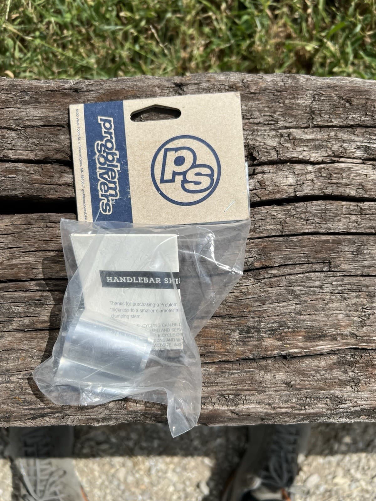 Problem Solvers Handlebar Shim 26.0mm to 31.8mm Aluminum Road Drop 48mm