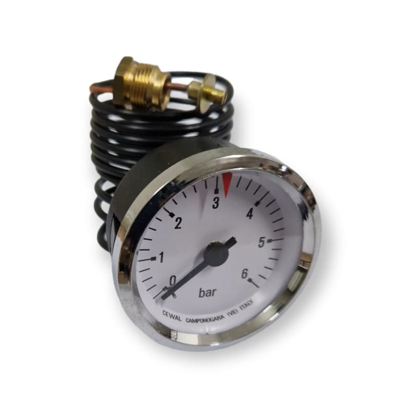 CEWAL HYDROMETER 0-6 BAR Ø 52 mm COMPATIBLE WITH FERROLI 39803890 36401870 NE FL