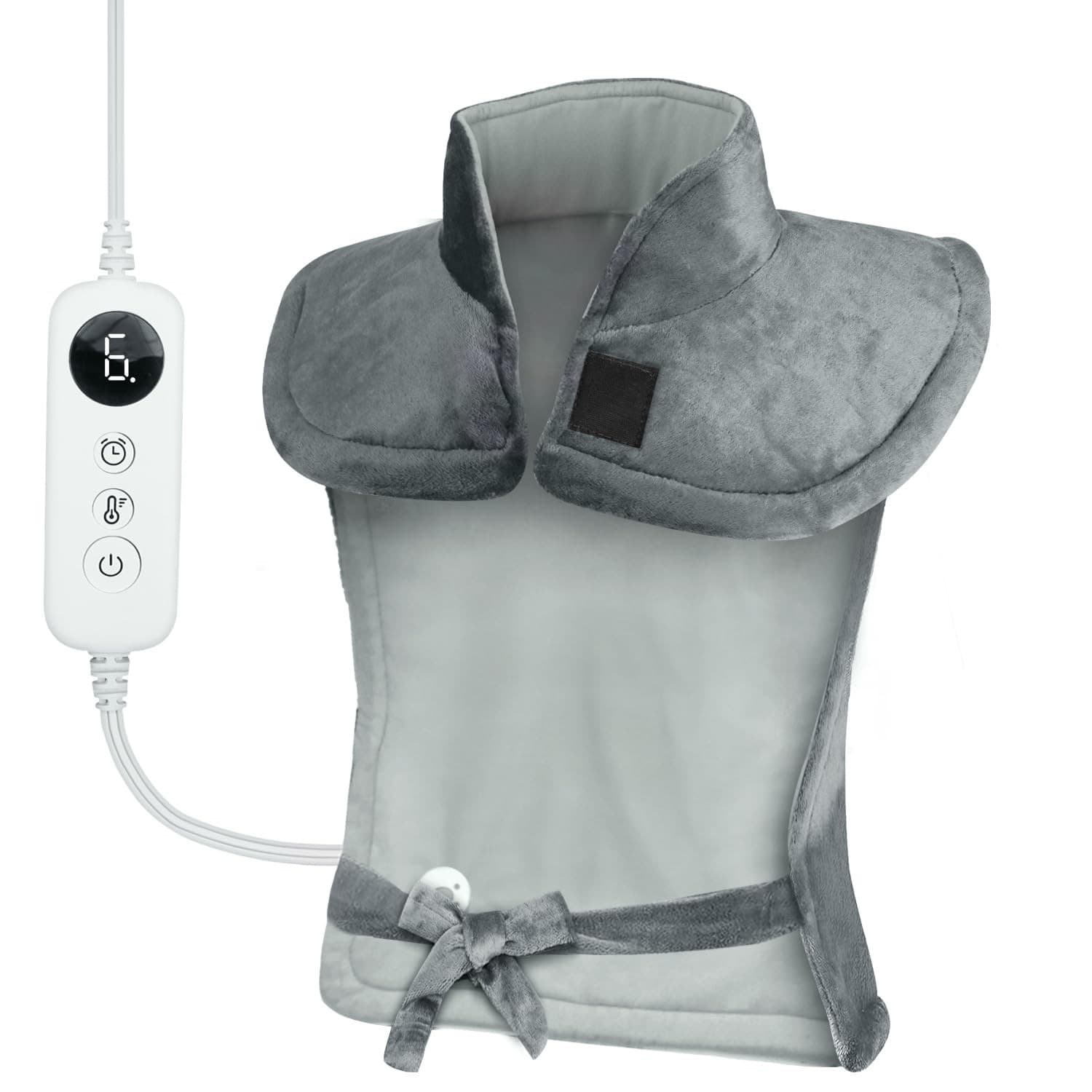 Heating Pad for Back Pain Relief Weighted Heating Pad for Neck and Shoulder C...