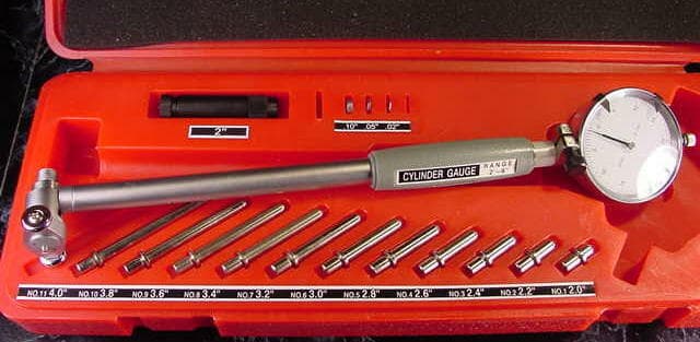 2 " to 6 " Precision Dial Cylinder Bore GAUGE TOOL & Case caliper mic micrometer