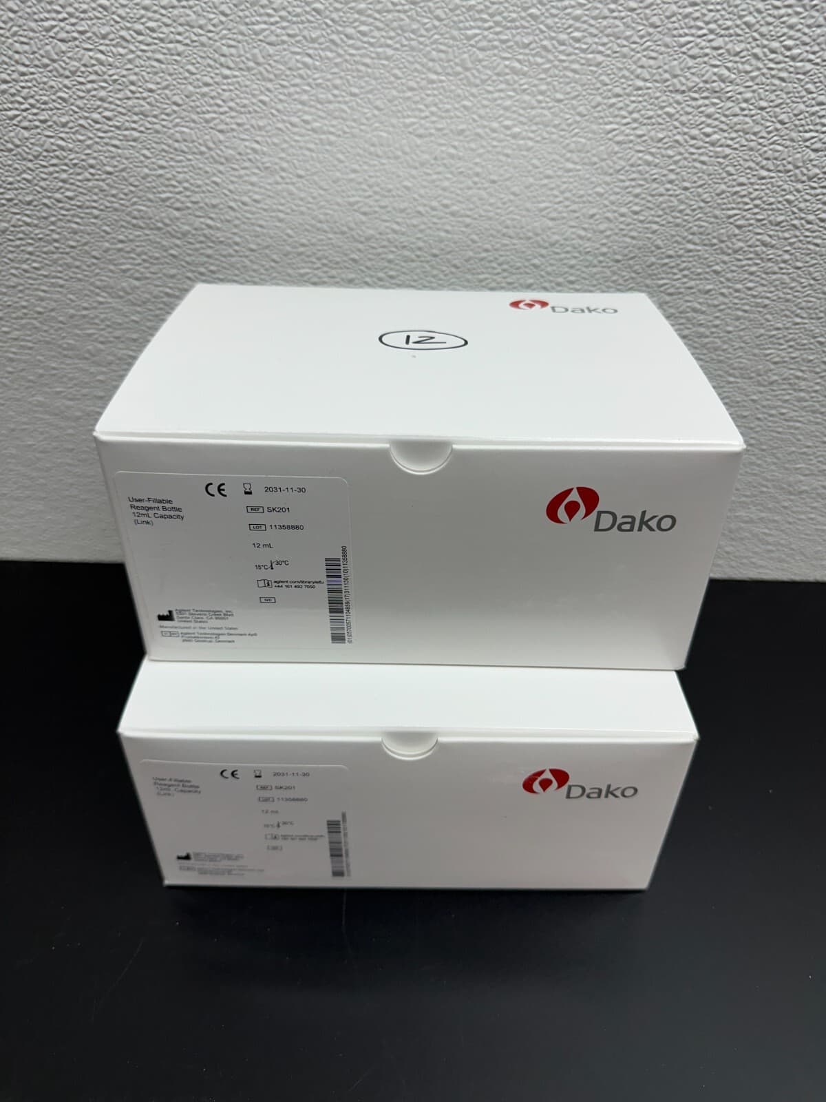 Agilent REF SK201 User Fillable Reagent Bottle 12mL Capacity for Autostainer