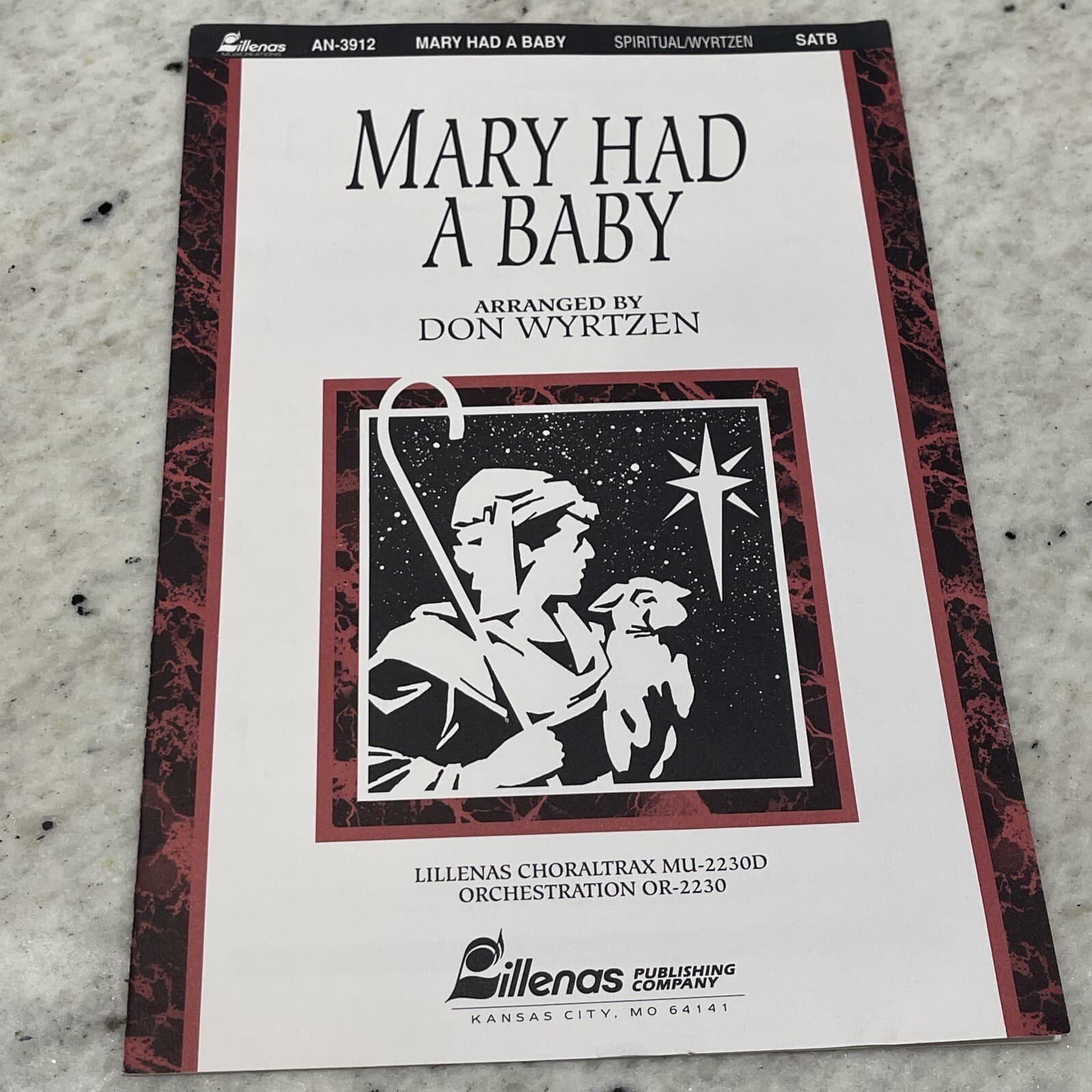 Mary Had A Baby Sheet Music Lillenas Don Wyrtzen SATB 1992 Joy The Gift Of God