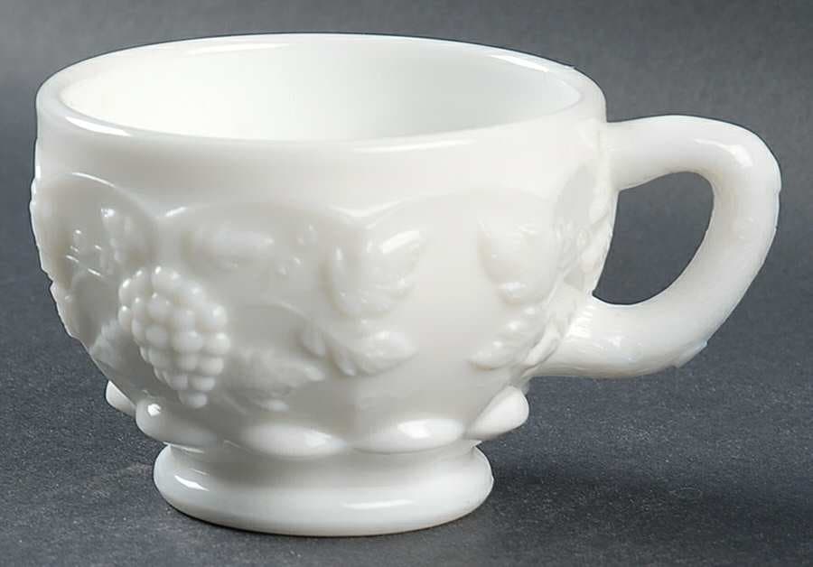 Westmoreland Paneled Grape Milk Glass Punch Cup 769626