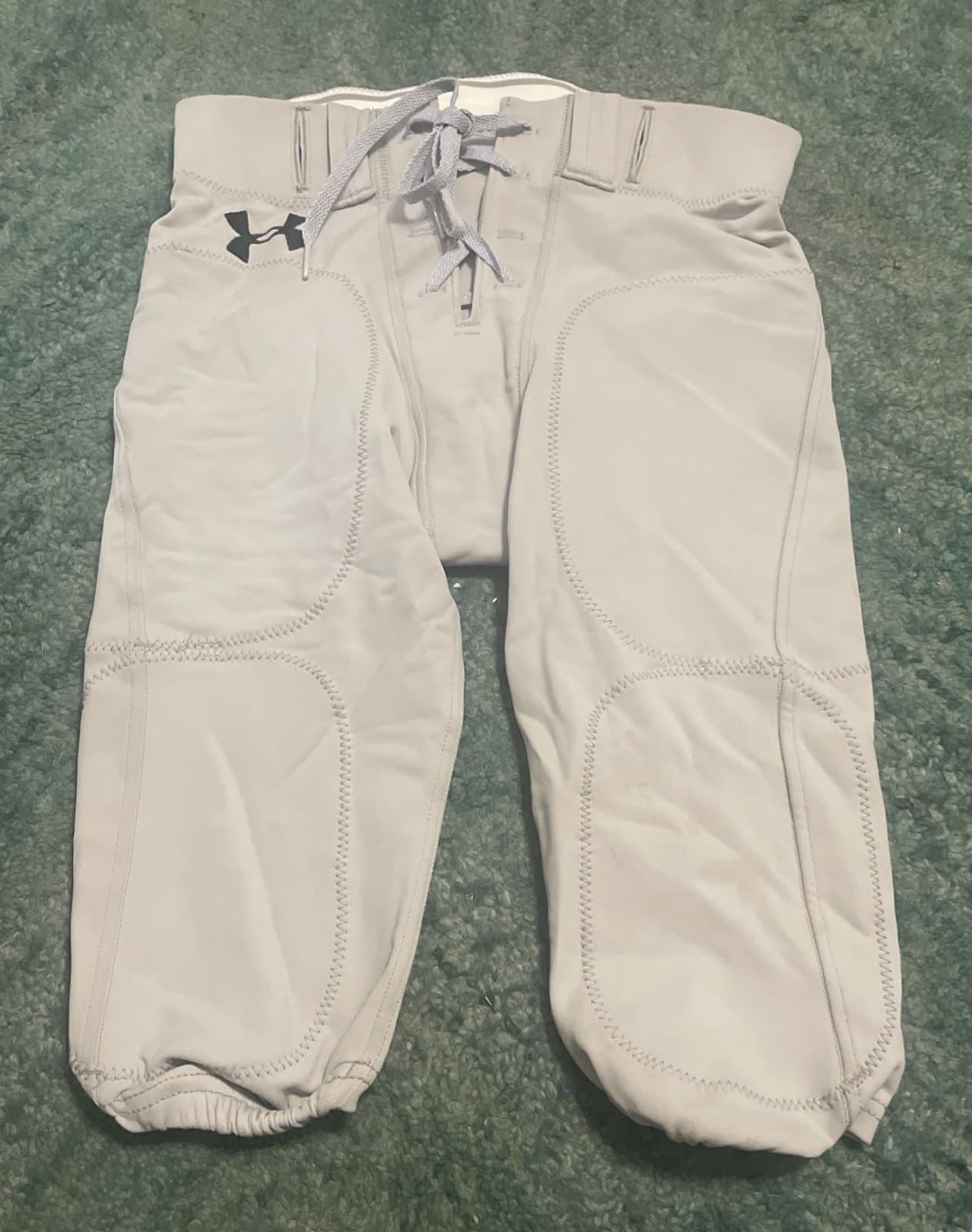 Under Armour Youth Authentic Football Pants Sz. YL NEW GREY