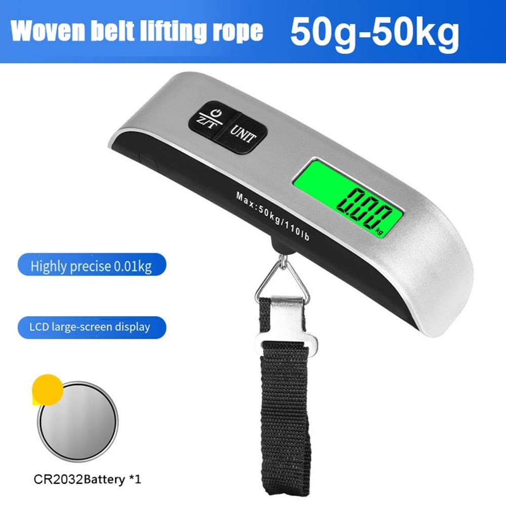 Portable Travel LCD Digital Hanging Luggage Scale Electronic Weight 50kg/50g
