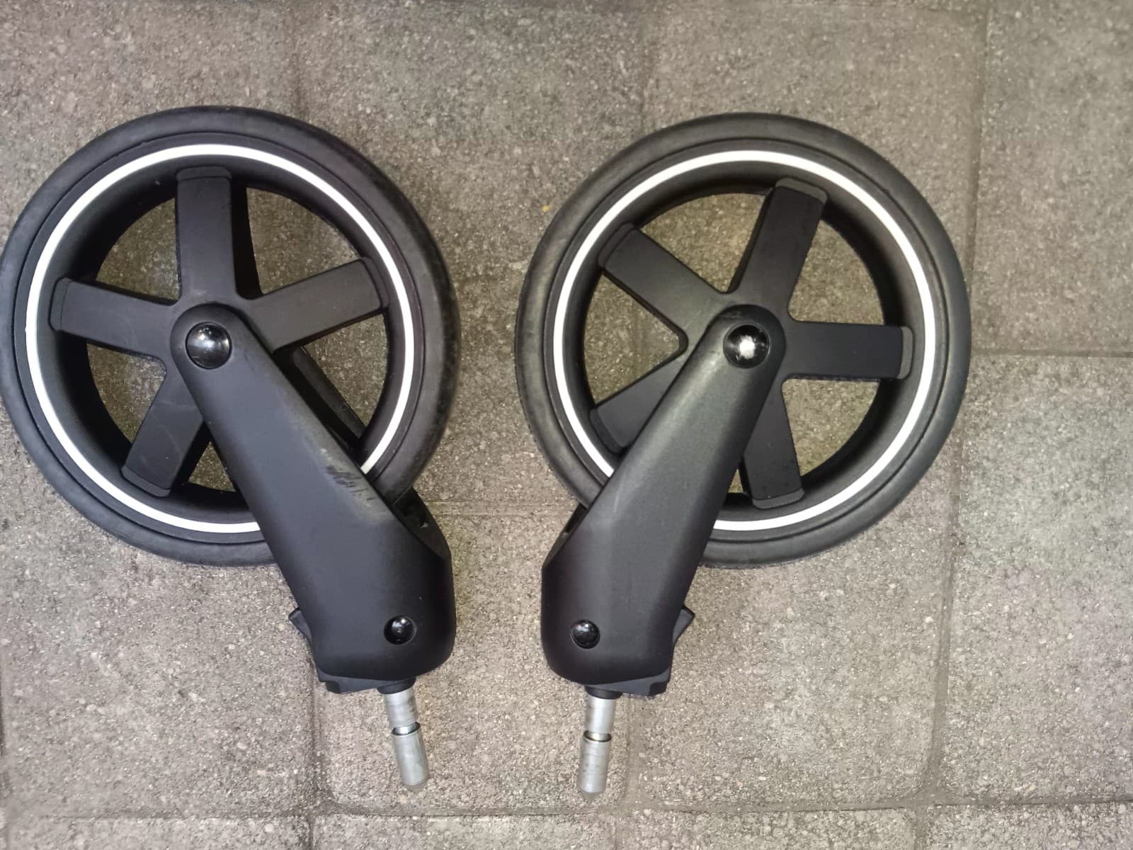 Two (2) Maxi Cosi Zelia Stroller Front Wheels