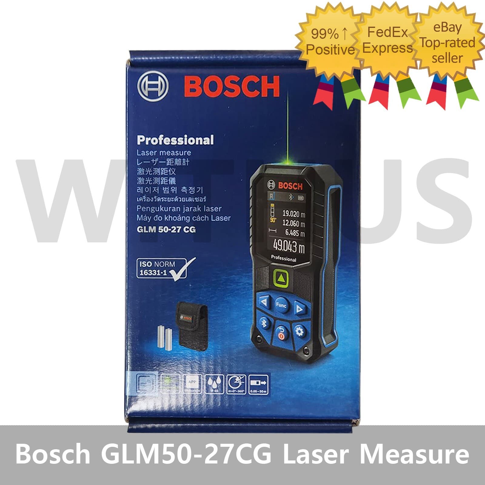 Bosch GLM 50-27 CG Professional Laser Measure Blutooth Measuring distance=