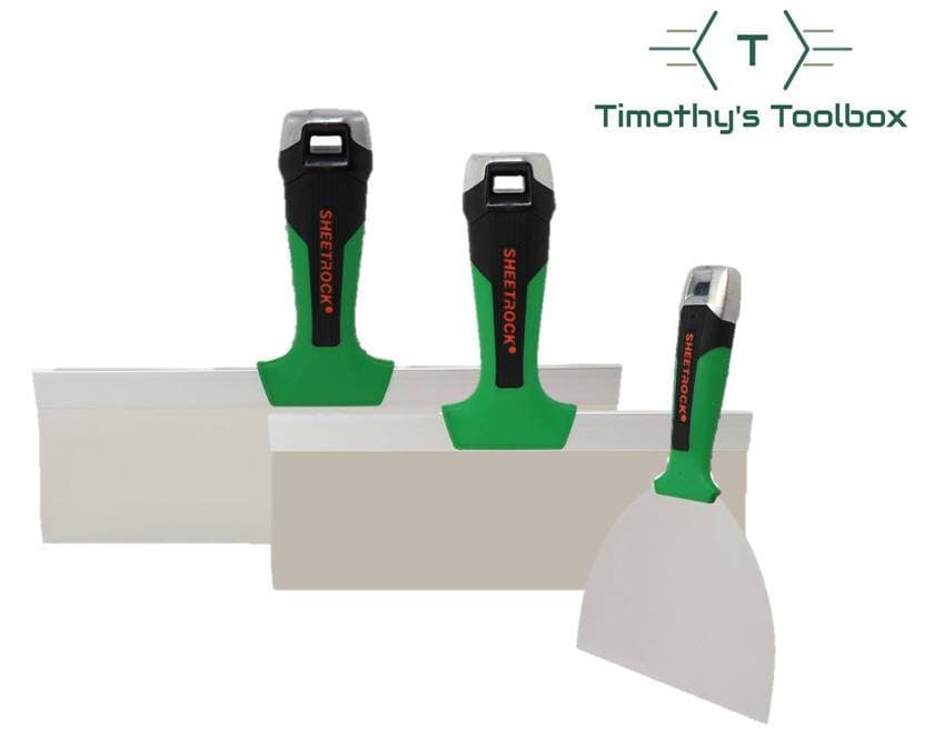 USG Sheetrock Tools MATRIX Stainless Steel Finishing Knife Set 6-10-12"