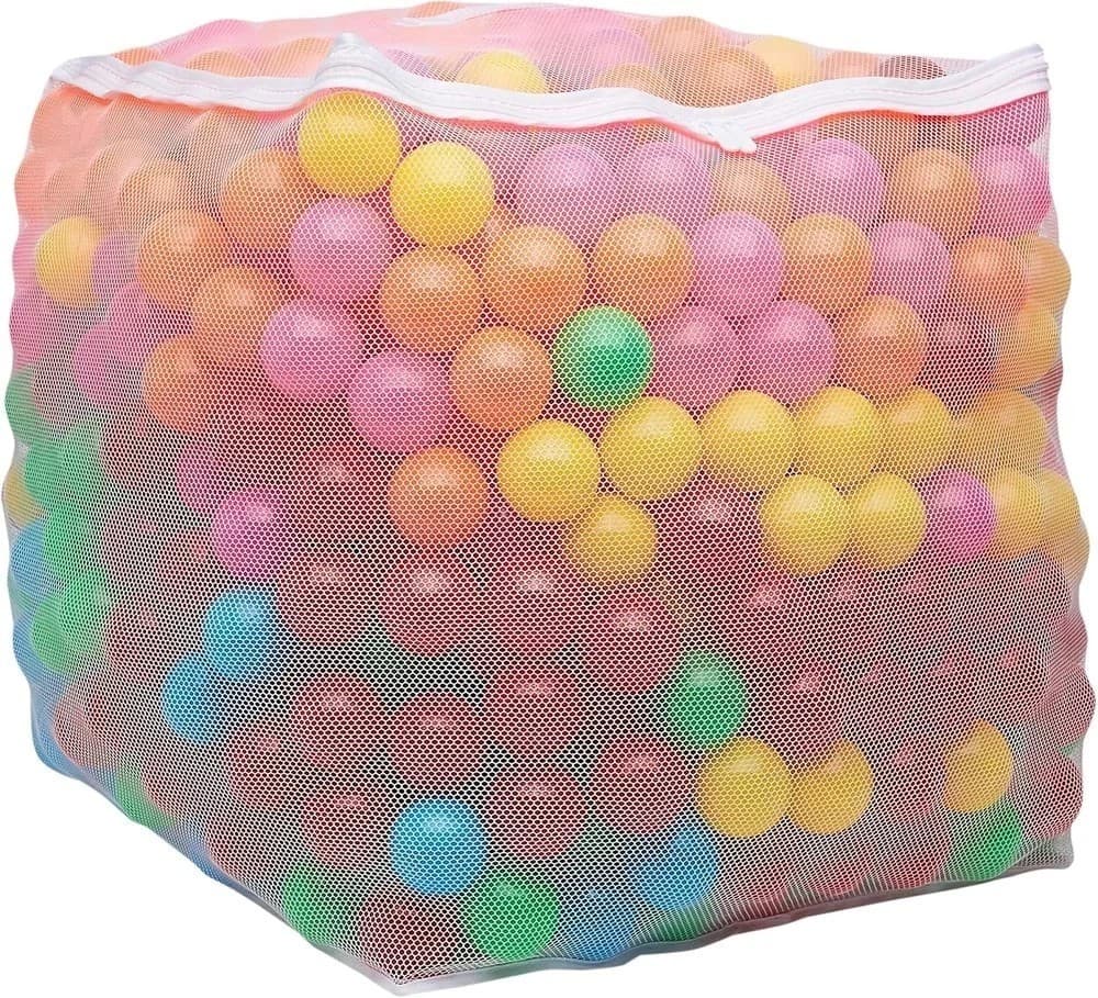 BPA Free Crush-Proof Plastic Ball, Pit Balls with Storage Bag, for Toddlers Kids