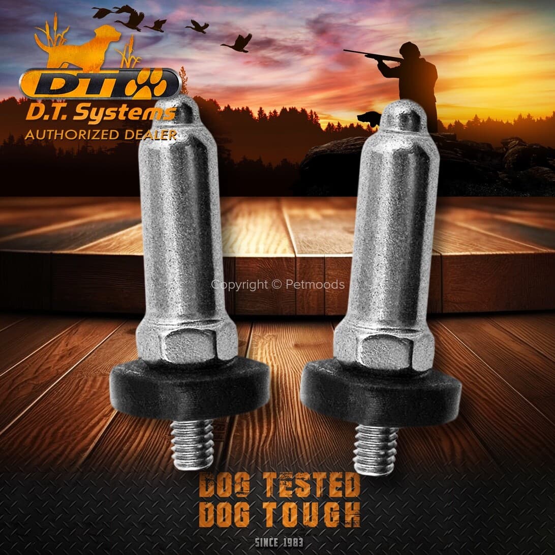 DT Systems 1" Contact Points Male Stimulation Probes with Washers Set of 2