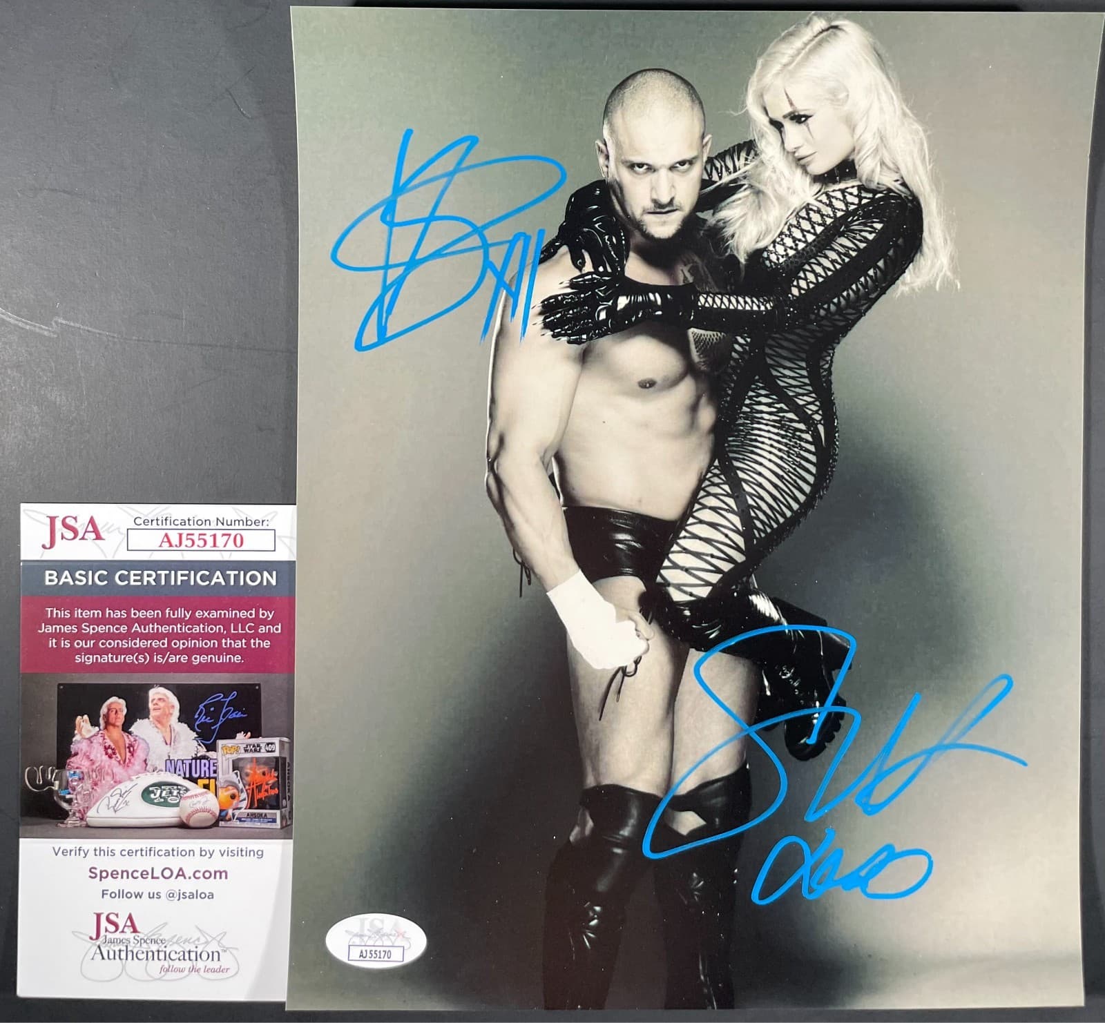 Scarlett Bordeaux & Karrion Kross Signed WWE NXT 8x10 Photo Autograph JSA COA