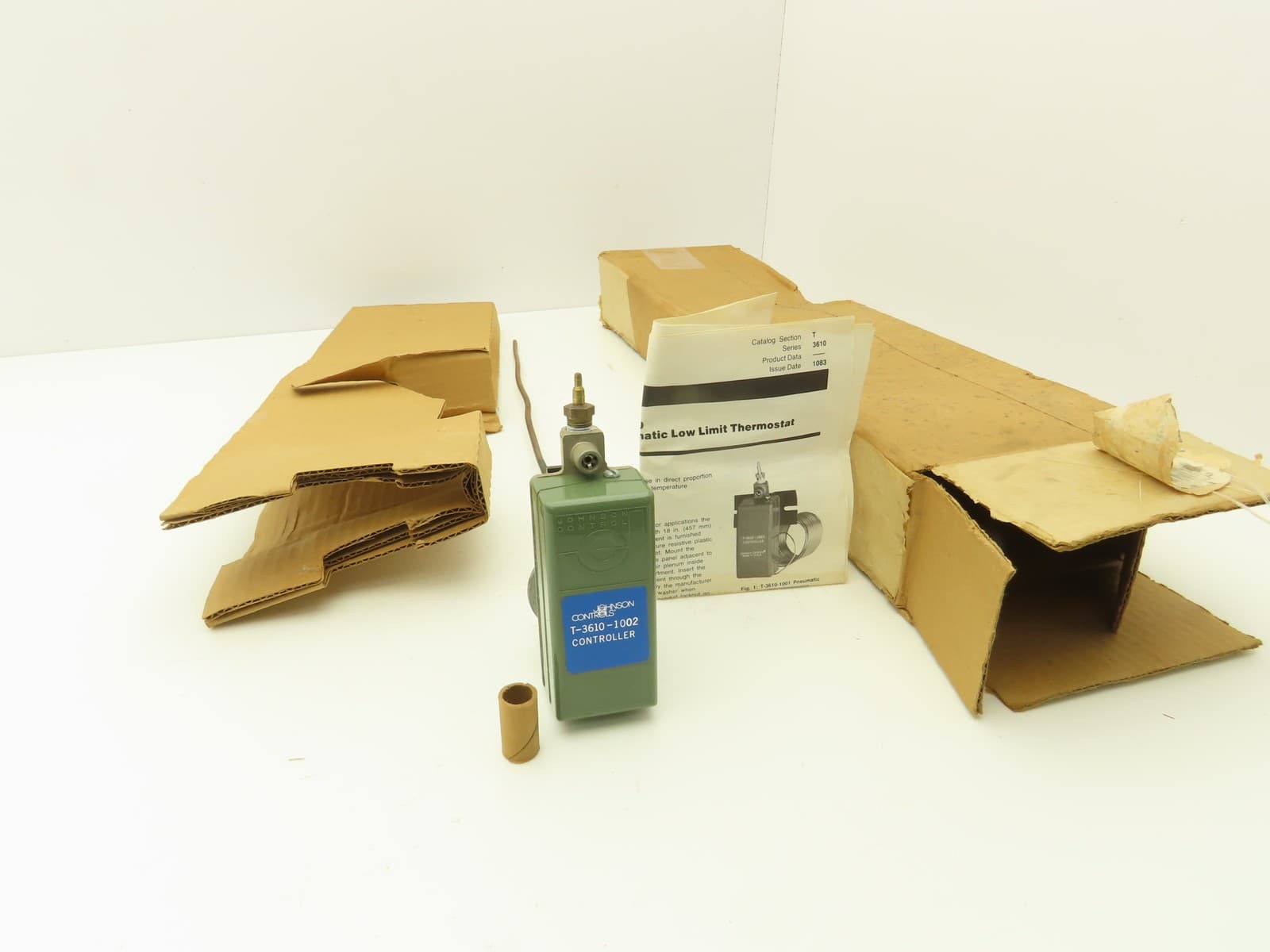 Johnson Controls T-3610-1002 Pneumatic Low Limit Controller 18" Element