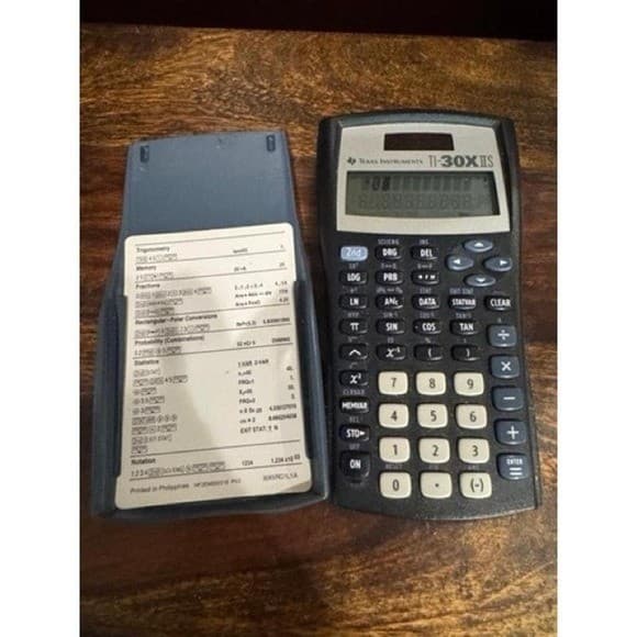 Texas Instruments TI-30XIIS Scientific Calculator School Office Tested