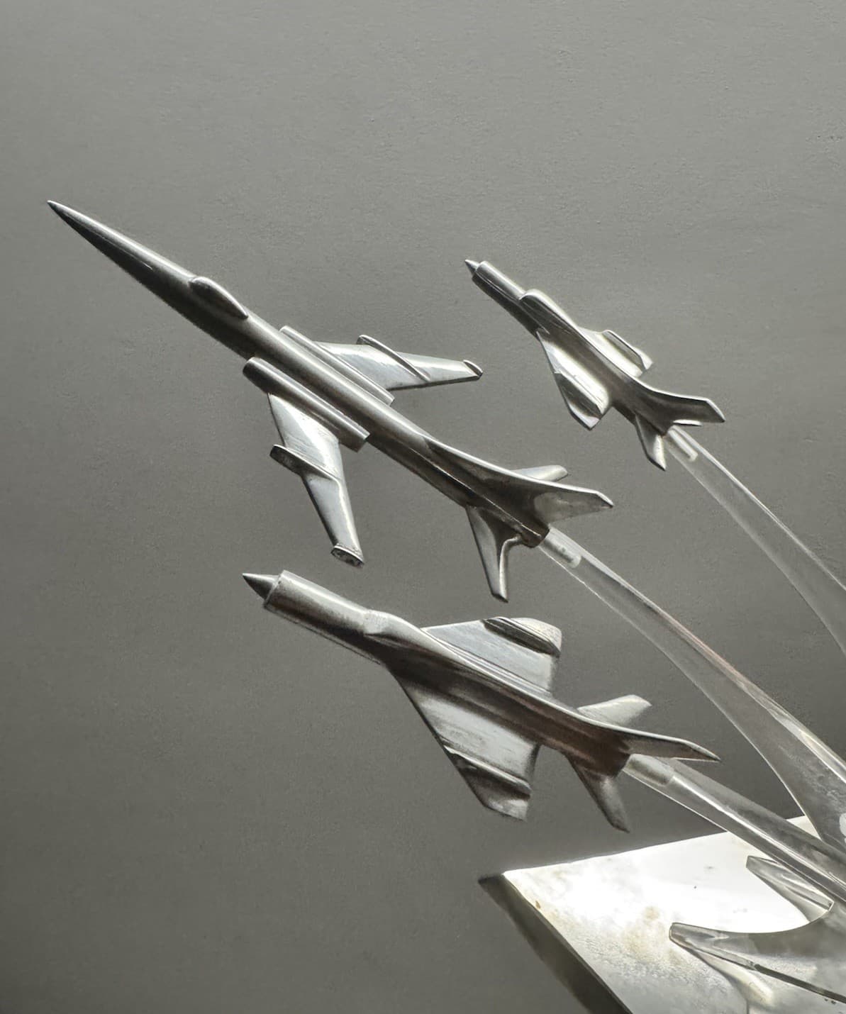 Vintage USSR Space Age Desk Souvenir Devoted to Soviet Aviation USSR Jets