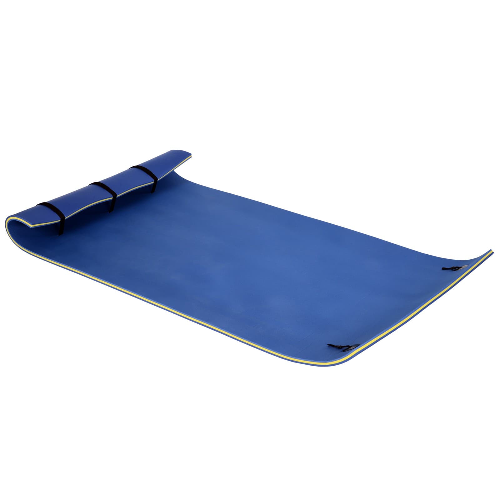 3-Layer Roll-Up Pool Floating Pad for Lake Ocean Swim Platform Water Mat Float