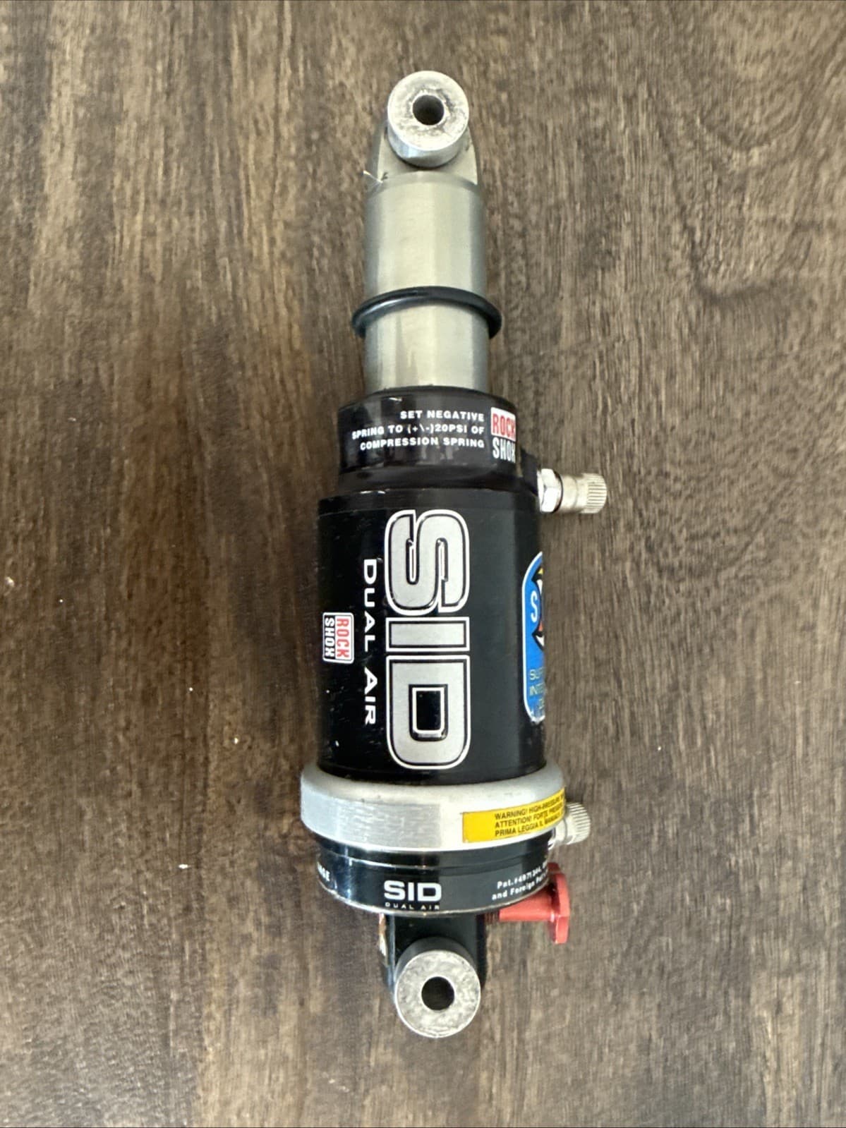 ROCKSHOX SID DUAL AIR REAR SHOCK (160mm- 165mm ETE) SUSPENSION VINTAGE RARE!